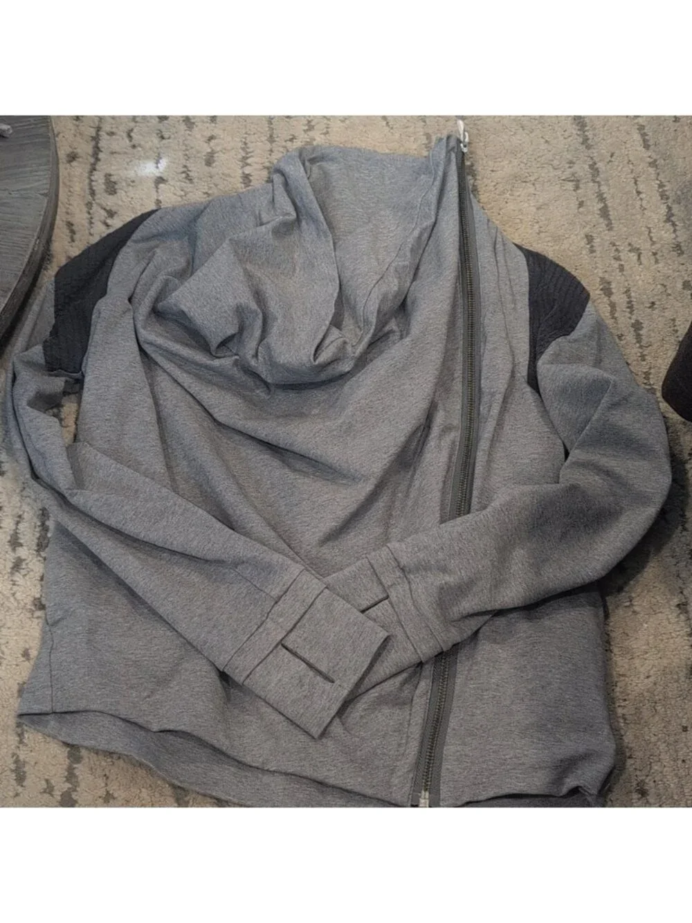 LULULEMON Sway Moto Jacket Gray